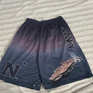 Navy Blue Athletic Shorts